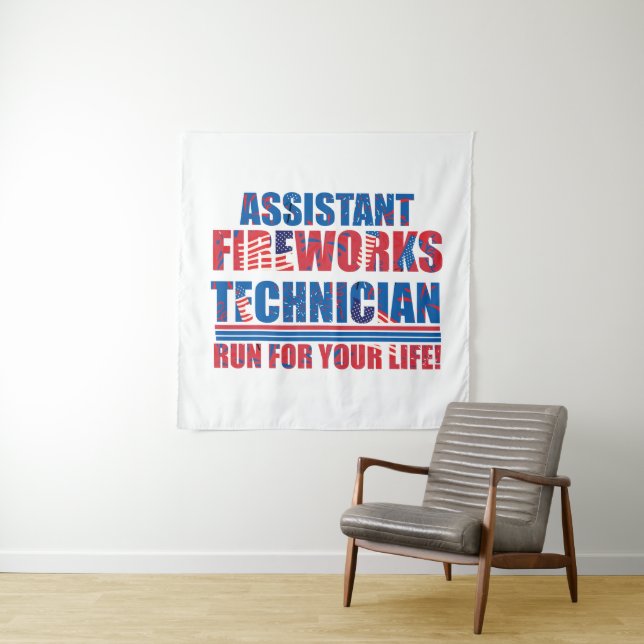 Tapete De Parede Técnico assistente de fogos de artifício engraçado (In Situ)