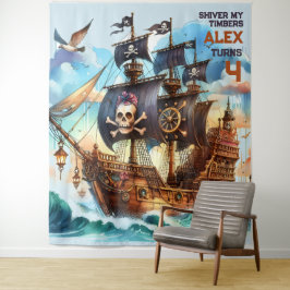 Tapete De Parede Tema Pirata dos Meus Timers