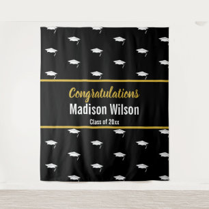 Tapete De Parede Template Black and White Graduation