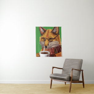 Tapete De Parede Tempo Foxy do chá