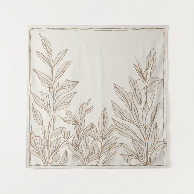 Tapete De Parede Terracotta Wildflower Boho Rustic Wall (Frente)