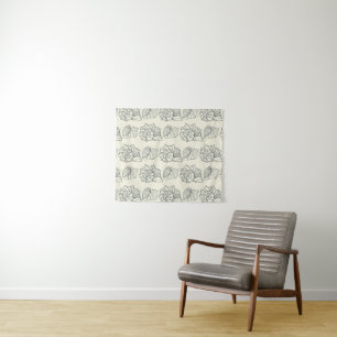 Tapete De Parede Teste padrão decorativo dos escudos