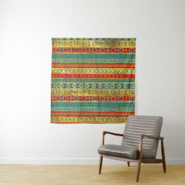 Tapete De Parede Teste padrão tribal étnico africano colorido