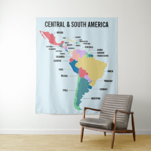 Tapete De Parede Texto Personalizado América Central e do Sul