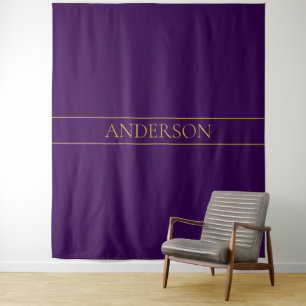 Tapete De Parede Texto Personalizável Elegante Simples   Branco Dou