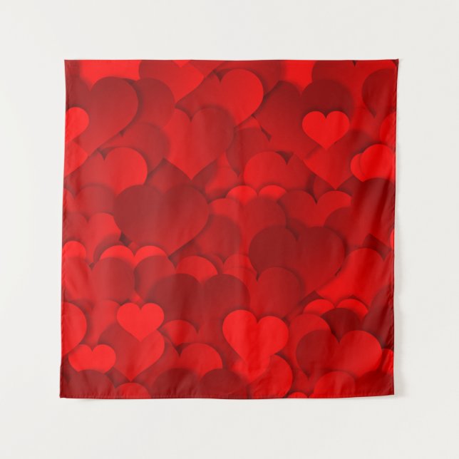 Tapete De Parede Textura de corações da faixa um coração (Frente)
