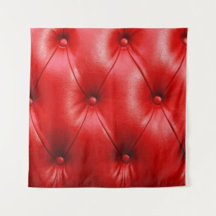 Tapete De Parede Textura de couro de sofá vermelho
