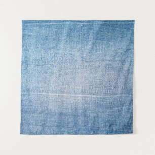 Tapete De Parede Textura de jeans de denim azul