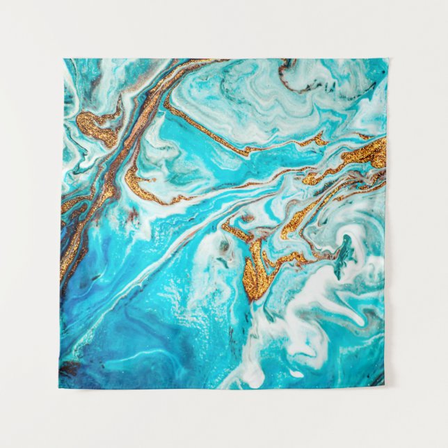 Tapete De Parede Textura de mármore. Técnica oriental. Barra Contem (Frente)