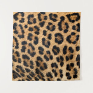 Tapete De Parede Textura de pele de leopardo, padrão natural.