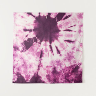Tapete De Parede Textura de Tie Dye Batik Roxo