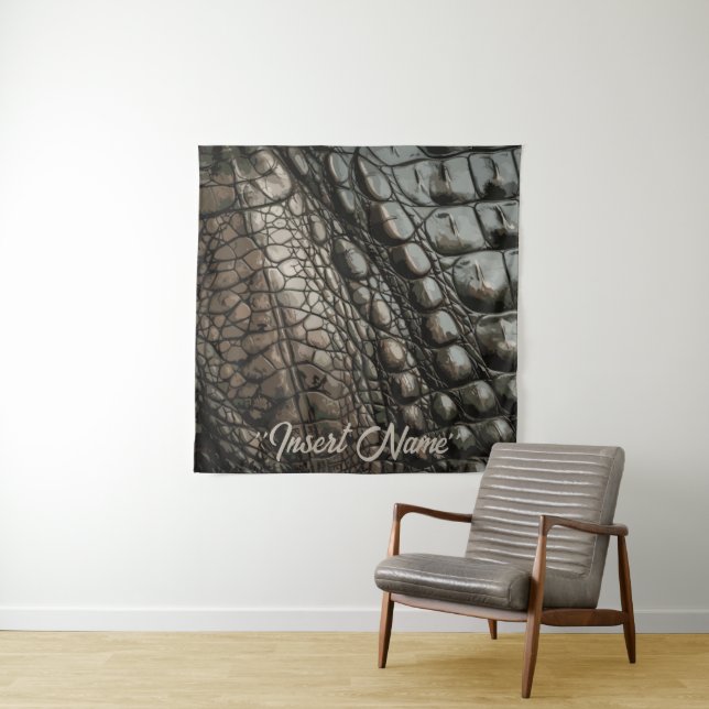 Tapete De Parede Textura do Gator (In Situ)