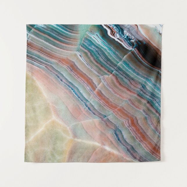 Tapete De Parede textura onyx marble, fundo de pedras naturais (Frente)