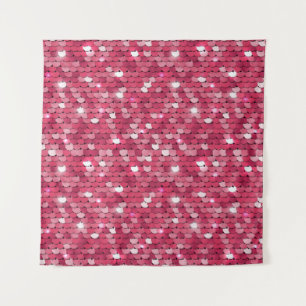 Tapete De Parede Textura sequenciada rosa, padrão de vinheta