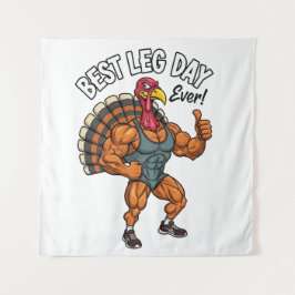 Tapete De Parede Thanksgiving Leg Day Tapestry
