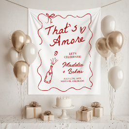 Tapete De Parede That's Amore Italian Theme Rehearsal Dinner Sign