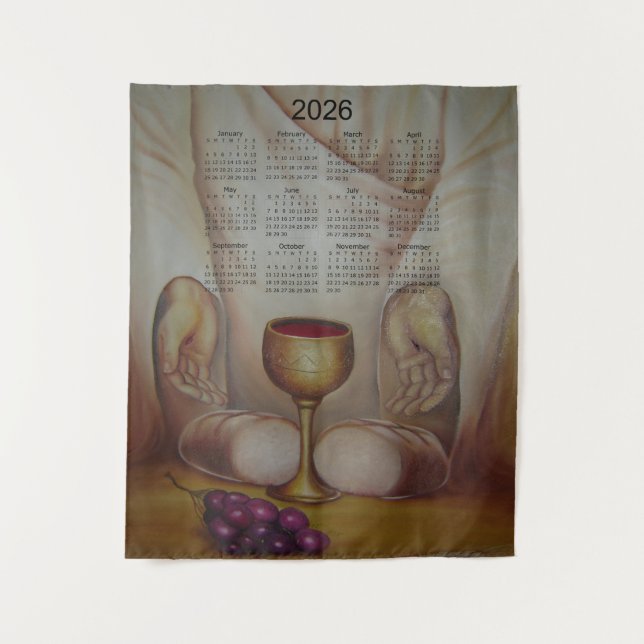 Tapete De Parede The Bread of Life: Holy Eucharist 2026 Calendar (Frente)