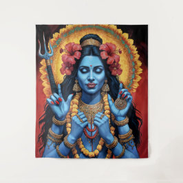Tapete De Parede The Destroyer of Evil Goddess Kali