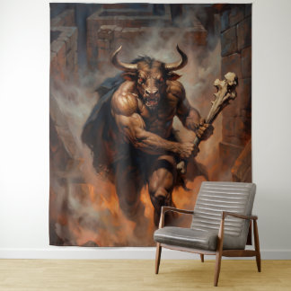 Tapete De Parede The Hulking Minotaur of the Labyrinth