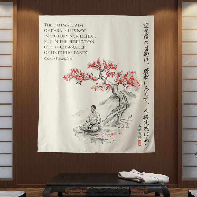 Tapete De Parede The Way of Karate - Wisdom of Gichin Funakoshi (Criador carregado)