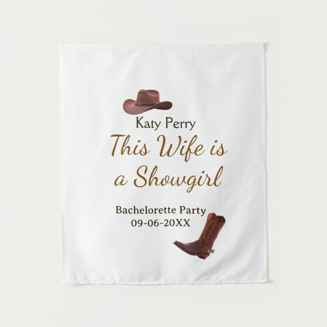 Tapete De Parede This Wife is a showgirl bachelorette party name da (Frente)