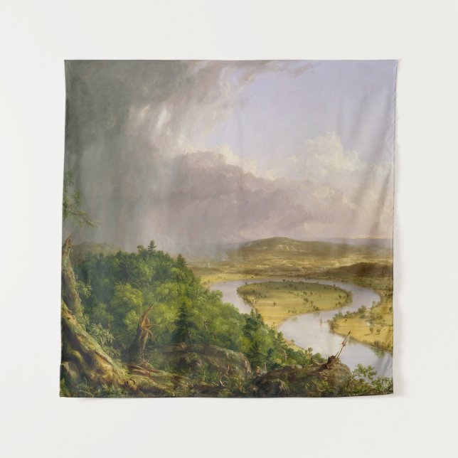 Tapete De Parede Thomas Cole O Oxbow Rio Connecticut (Frente)