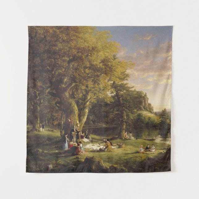 Tapete De Parede Thomas Cole O Pic-Nic (Frente)