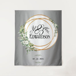 Tapete De Parede Threads de Prata Elegante Encantados e Dourados