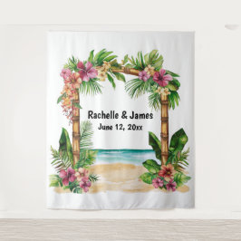 Tapete De Parede Tides of Love Arch Wedding Backdrop