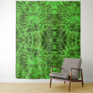TAPETE DE PAREDE TIE DYE GREEN