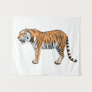 Tapete De Parede Tigre