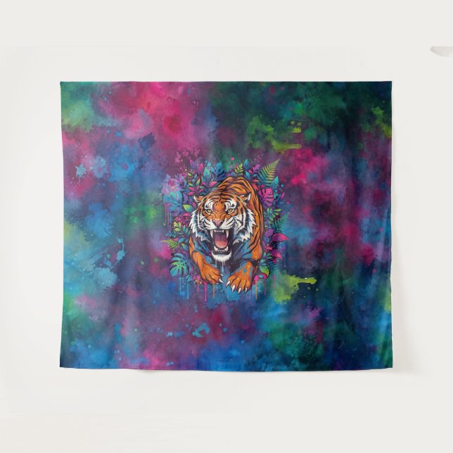 Tapete De Parede Tigre (Frente (Horizontal))