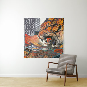 Tapete De Parede Tigre art