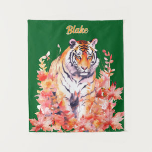 Tapete De Parede Tigre Personalizado