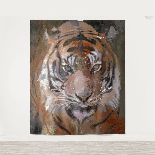 Tapete De Parede Tinta Louca - Tigre (Frente)