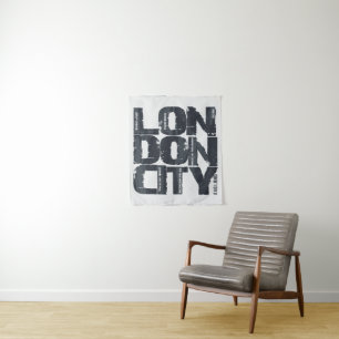 Tapete De Parede Tipografia de Londres, Inglaterra