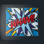 Tapete De Parede Tipografia de Pop Legal do Livro Quic  WHAM<br><div class="desc">Um divertido,  legal e moderno design de pop de arte retro de quadrinhos que coloca o wham,  zap,  pow no dia de qualquer super-herói. Projetado por Thisnotme©</div>