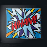 Tapete De Parede TIPOGRAFIA DE QUADRINHOS POP ART WHAM Legal<br><div class="desc">Um design divertido,  legal e moderno de pop art de quadrinhos retrô que coloca o wham,  zap,  pow no dia de qualquer super-herói. Criado por Thisisnotme©</div>