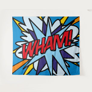 Tapete De Parede TIPOGRAFIA DE QUADRINHOS POP ART WHAM Legal
