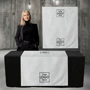 Tapete De Parede Toalhete de Mesa Banner Empresarial 2 Logotipos Li