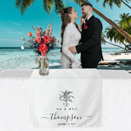 Tapete De Parede Toalhete de Mesa de Casamento Personalizado com Pa