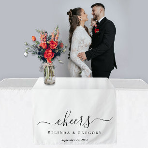 Tapete De Parede Toalhete de Mesa Personalizado para Casamento Sr.