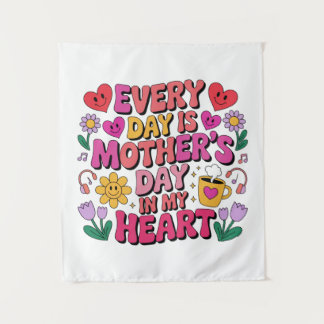 Tapete De Parede Todo Dia É Dia Das Mães No Meu Coração