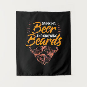 Tapete De Parede Tomando Cerveja E Crescendo Barbas