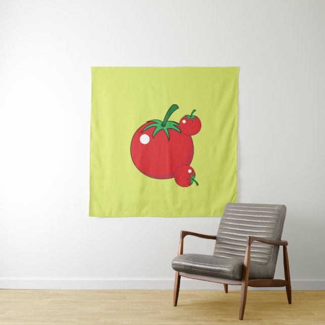 Tapete De Parede Tomate Vermelho (In Situ)