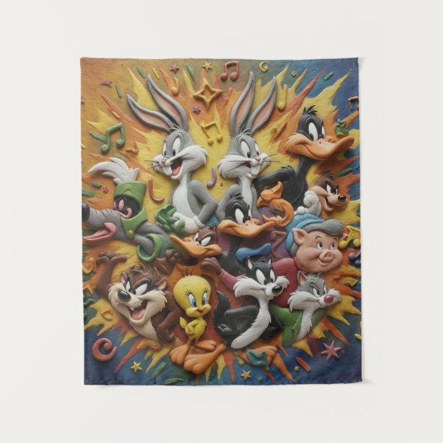 Tapete De Parede Toons Tapestry (Frente)