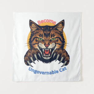 Tapete De Parede Torne-se um Gato Ingovernável