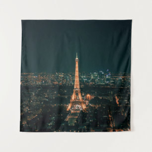 TAPETE DE PAREDE TORRE EIFFEL À NOITE