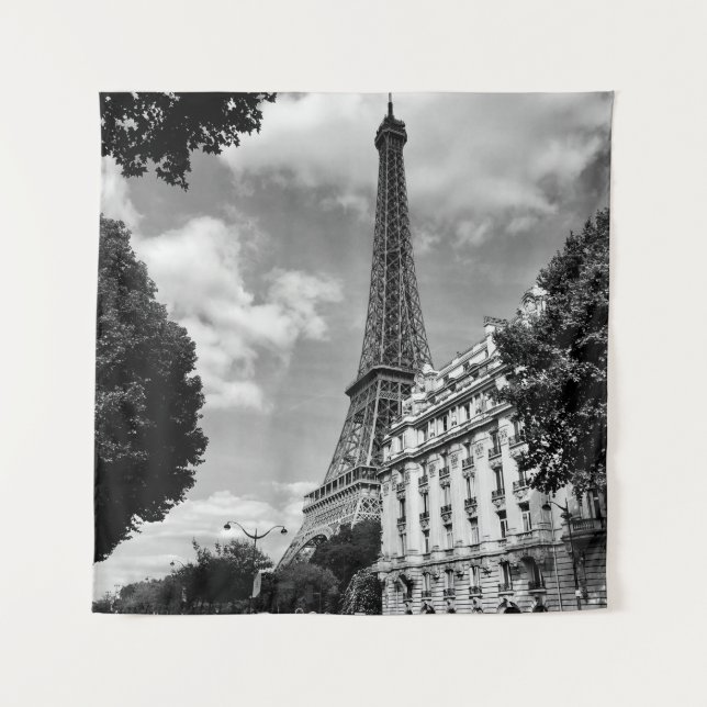 TAPETE DE PAREDE TORRE EIFFEL EM PARIS, FRANÇA (Frente)