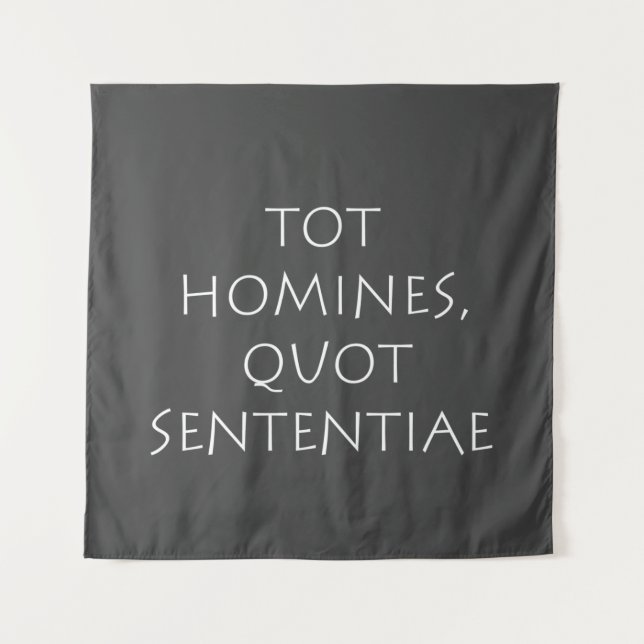 Tapete De Parede Tot homines quot sententiae (Frente)